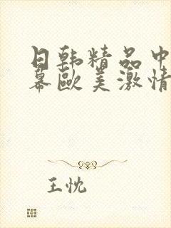 日韩精品中文字幕欧美激情