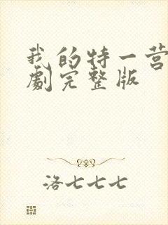我的特一营电视剧完整版
