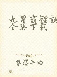 九星霸体诀小说全集下载封面