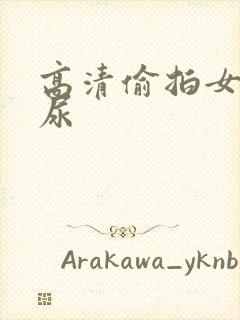 高清偷拍女厕撒尿