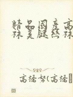 精品国产高跟丝袜美腿丝袜