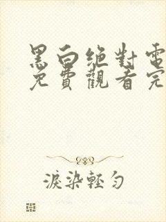 黑白绝对电视剧免费观看完整版高清