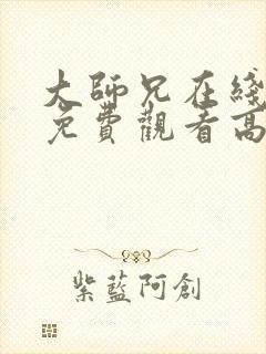 大师兄在线完整免费观看高清封面