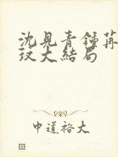 沈见青钟苒许玟玟大结局