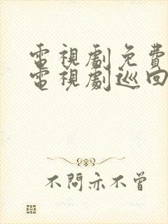 电视剧免费观看电视剧巡回检查组