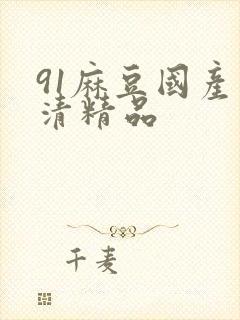 91麻豆国产高清精品