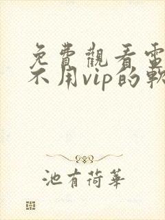 免费观看电视剧不用vip的软件