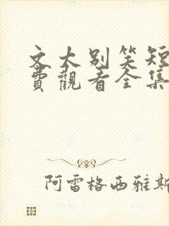 文太别笑短剧免费观看全集高清版