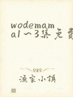 wodemama1～3集免费观看动漫