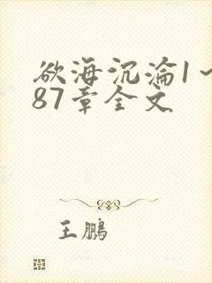 欲海沉沦1～887章全文封面