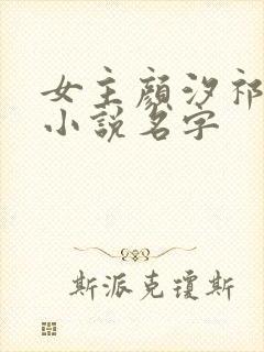 女主颜汐祁纵的小说名字封面