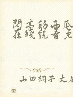 闪亮的西瓜韩剧在线观看免费全集