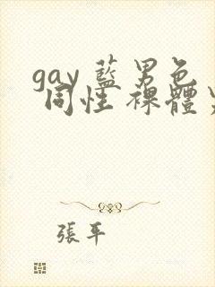 gay 蓝男色 同性 裸体男模