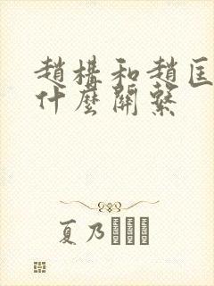 赵构和赵匡胤是什么关系