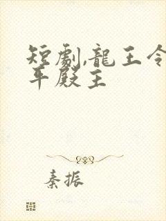 短剧,龙王令陈平殿主