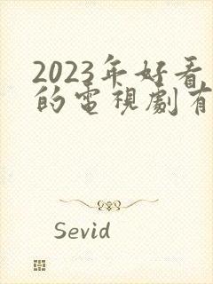 2023年好看的电视剧有哪些