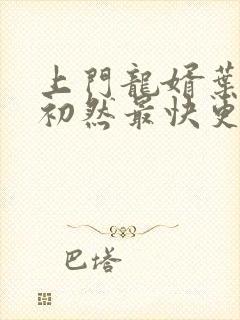 上门龙婿叶辰萧初然最快更新章节