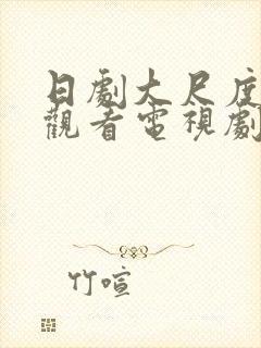 日剧大尺度免费观看电视剧