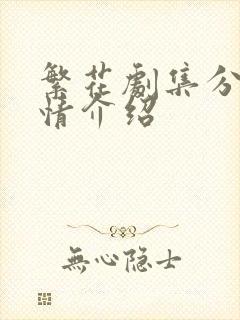 繁花剧集分集剧情介绍