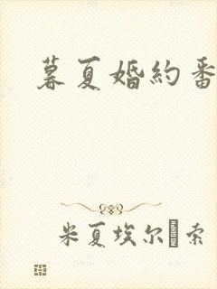 暮夏婚约番外篇