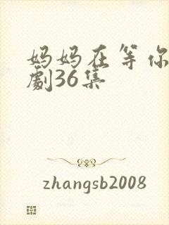 妈妈在等你电视剧36集