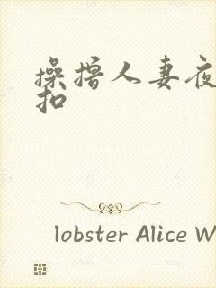 操撸人妻夜夜操扣封面