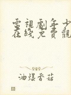 电视剧年少有为在线免费观看