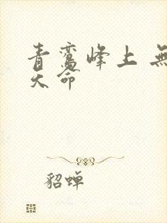 青鸾峰上 无敌天命