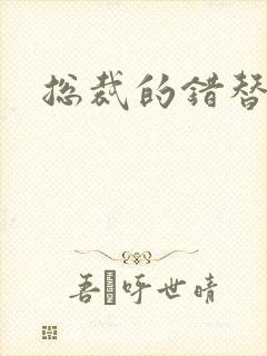 总裁的错替新娘