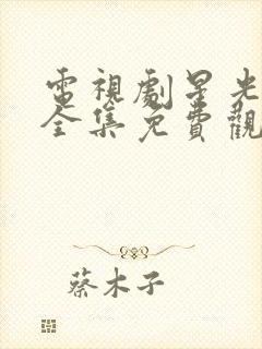 电视剧星光灿烂全集免费观看高清