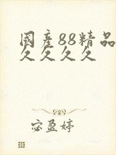国产88精品久久久久久封面