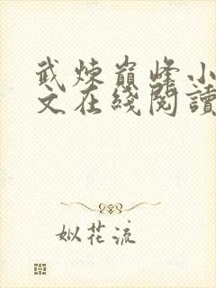 武炼巅峰小说全文在线阅读免费