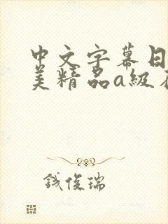 中文字幕日韩欧美精品a级在线封面