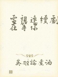 电视连续剧妈妈在等你封面