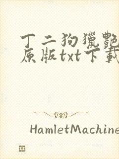 丁二狗猎艳人生原版txt下载