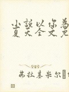 小说以你为名的夏天全文免费阅读