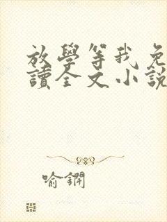 放学等我免费阅读全文小说