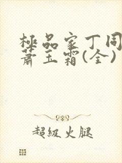 极品家丁同人之萧玉霜(全)