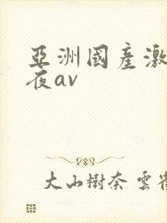 亚洲国产激情午夜av