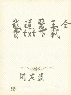 武道医王全文免费txt下载