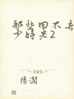 那些回不去的年少时光2