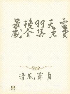 最后99天电视剧全集免费播放