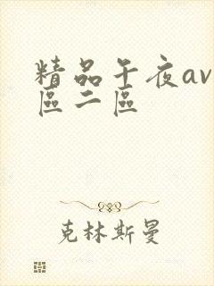精品午夜av一区二区