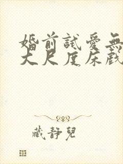 婚前试爱无删减大尺度床戏封面