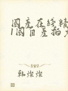 国产在线精品91国自产拍免费