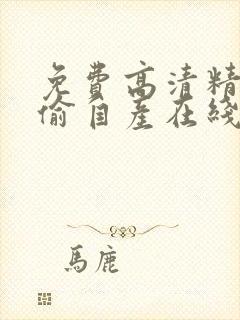 免费高清精品国偷自产在线