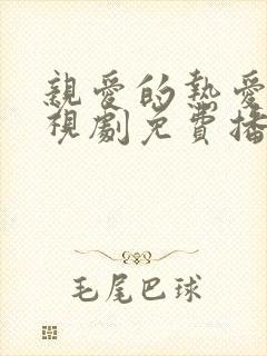 亲爱的热爱的电视剧免费播放网封面