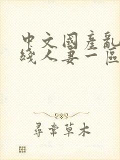 中文国产乱码在线人妻一区二区