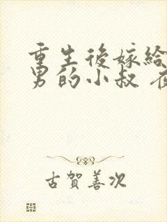 重生后嫁给了渣男的小叔 夜暖暖