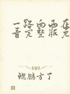 一路向西在线观看完整版免费视频封面